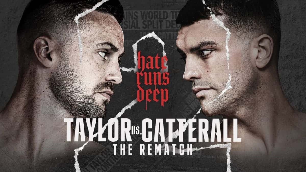 Taylor vs Catterall 2 poster
