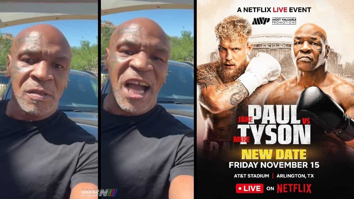 Mike Tyson angry Jake Paul poster
