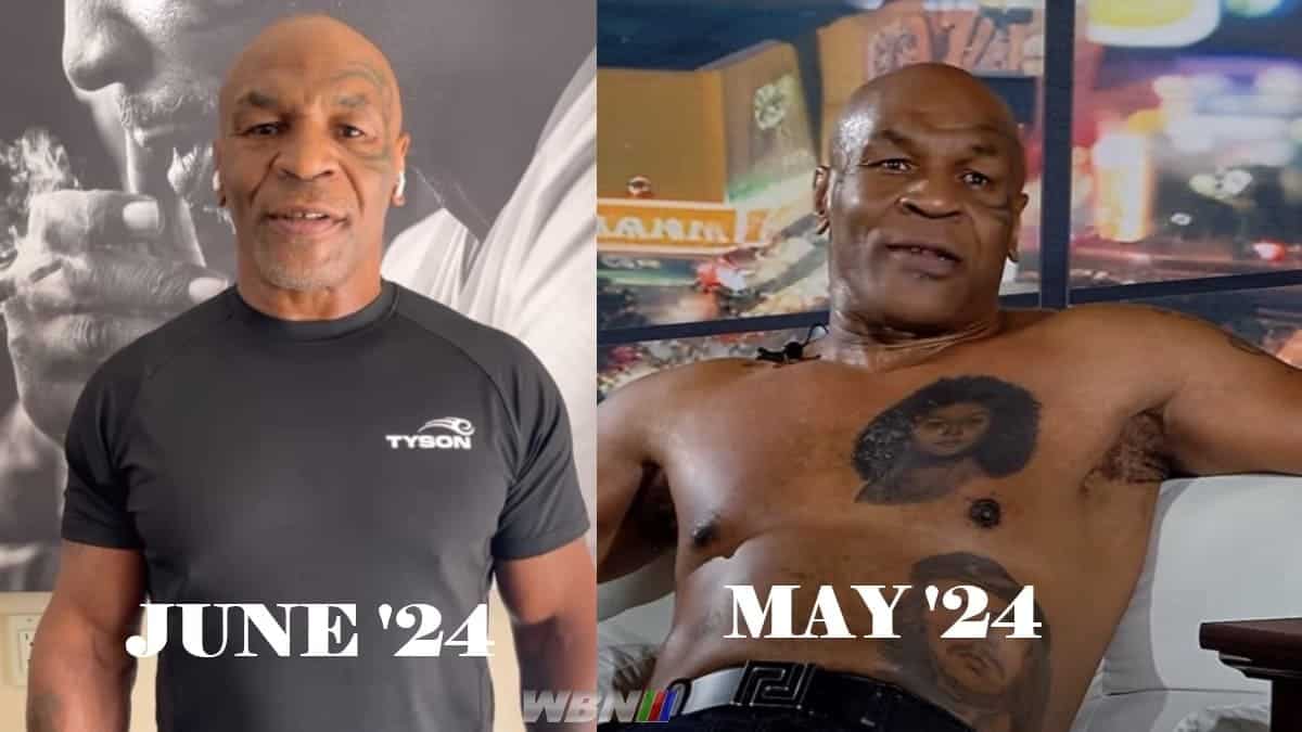 Mike Tyson before and after