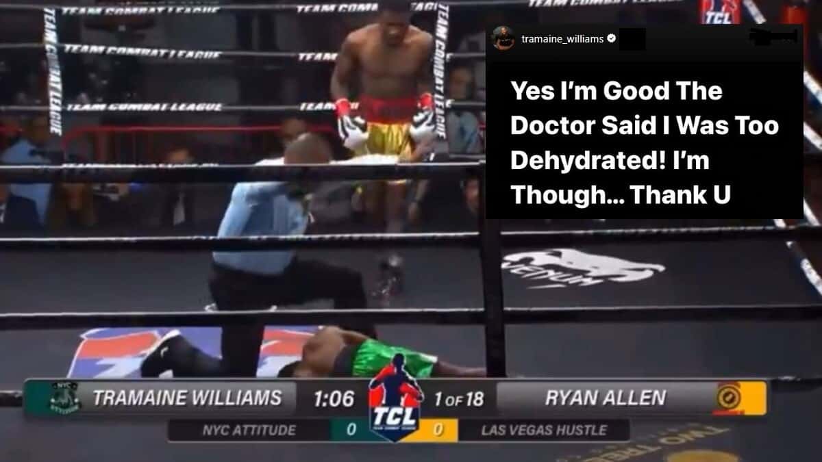 Tramaine Williams collapse