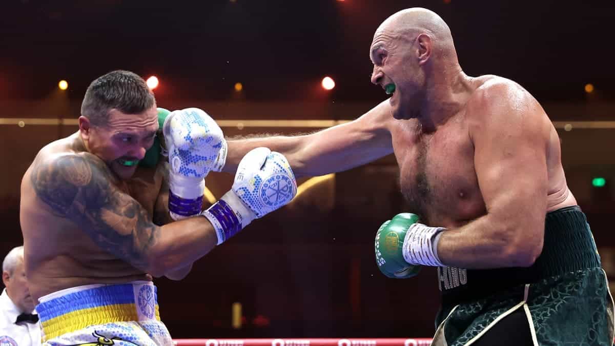 Tyson Fury vs Oleksandr Usyk.