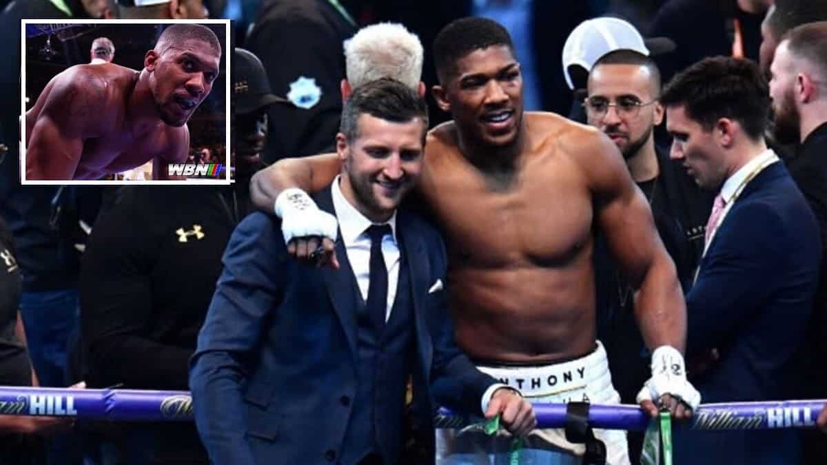 Carl Froch and Anthony Joshua Andy Ruiz